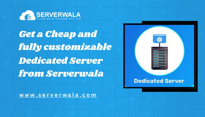 Get a Cheap and Fully Customizable Dedicated Server from Serverwala